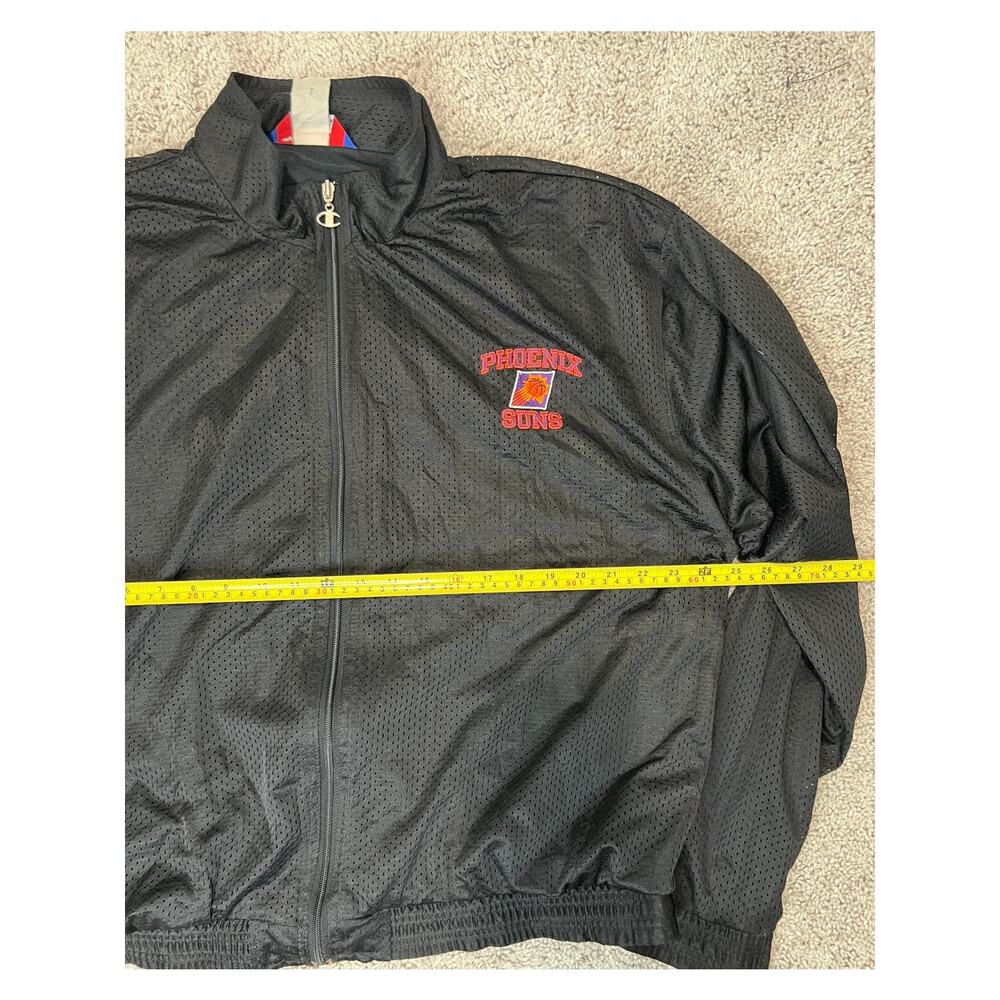 vintage champion black mesh Phoenix Suns 90s track jacket - Picture 6 of 6
